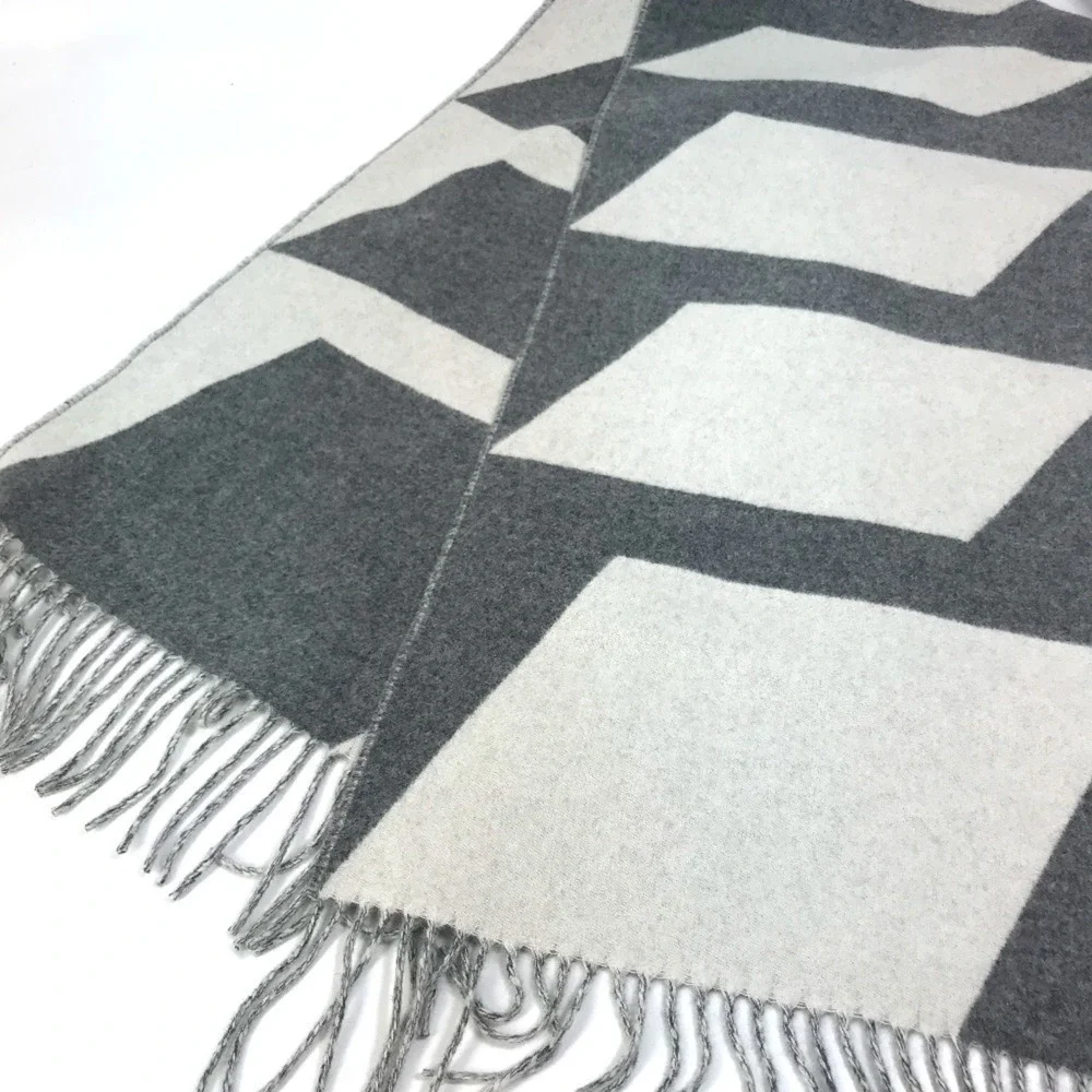 HERMES White Scarf